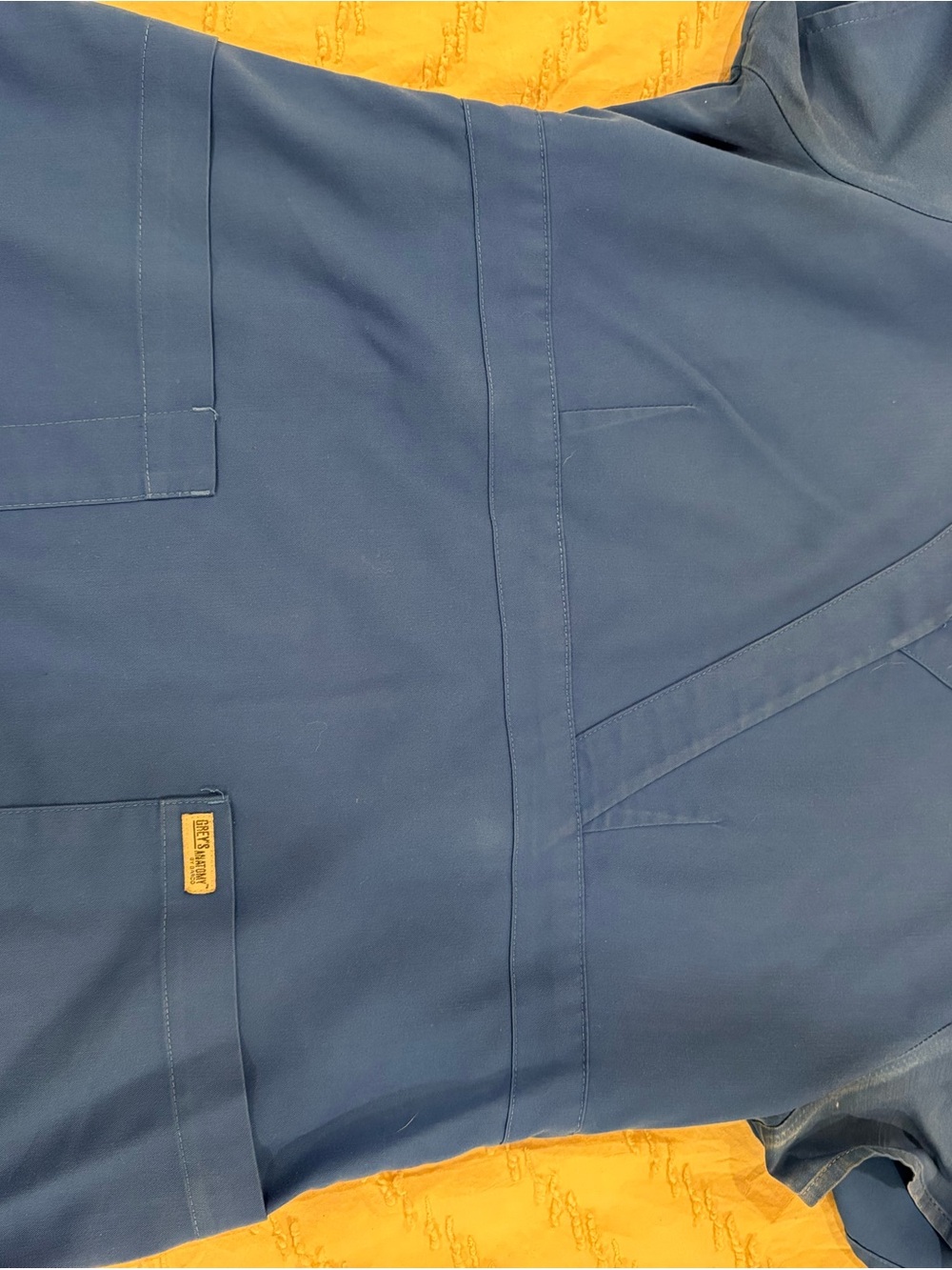 Grey's Anatomy Navy Cargo Scrub Set with Utility Pockets